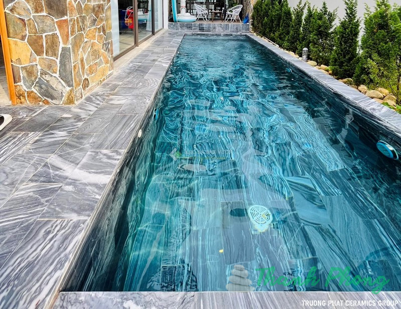 Đá Lát Bể Bơi Sọc Dưa Đẹp 2025
