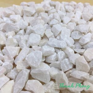 Đá hạt trắng 7mm nguyên chất
