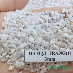 Đá hạt trắng 3mm đồng đều